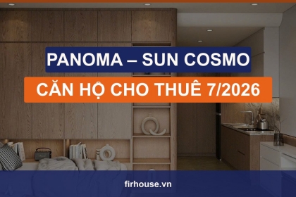 Danh sách căn hộ Sun Cosmo – Panoma Đà Nẵng cho thuê tháng 7/2026