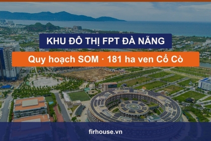 Khu đô thị Công nghệ FPT Đà Nẵng: quy hoạch SOM, 181 ha xanh ven sông Cổ Cò Khu đô thị Công nghệ FPT Đà Nẵng: quy hoạch SOM, 181 ha xanh ven sông Cổ Cò