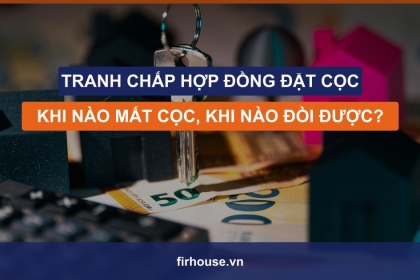 Tranh chấp hợp đồng đặt cọc bất động sản: khi nào mất cọc, khi nào đòi lại được và cách xử lý Tranh chấp hợp đồng đặt cọc bất động sản: khi nào mất cọc, khi nào đòi lại được và cách xử lý