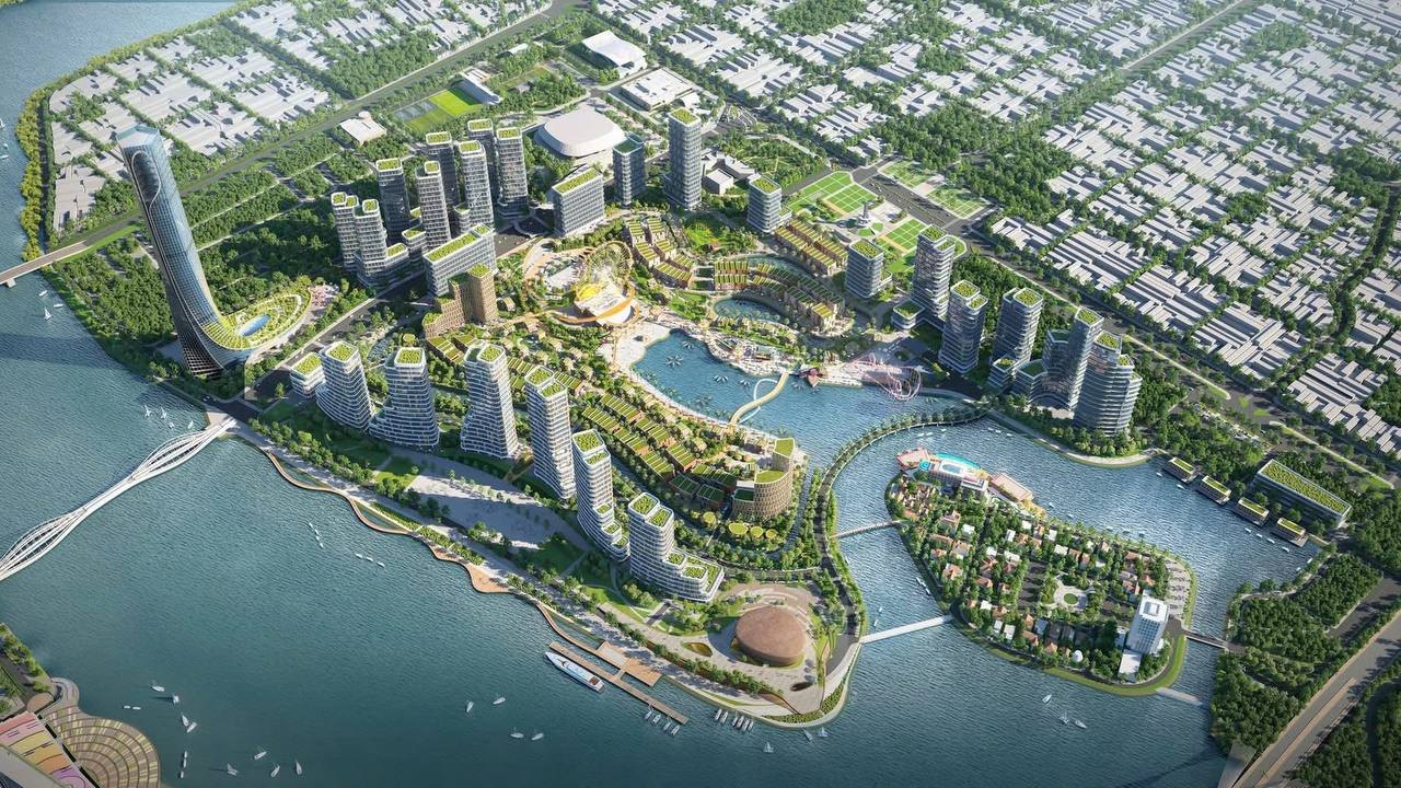 Phối cảnh một khu đô thị mới của Đà Nẵng — nơi doanh nghiệp và dân cư mới có thể hình thành.