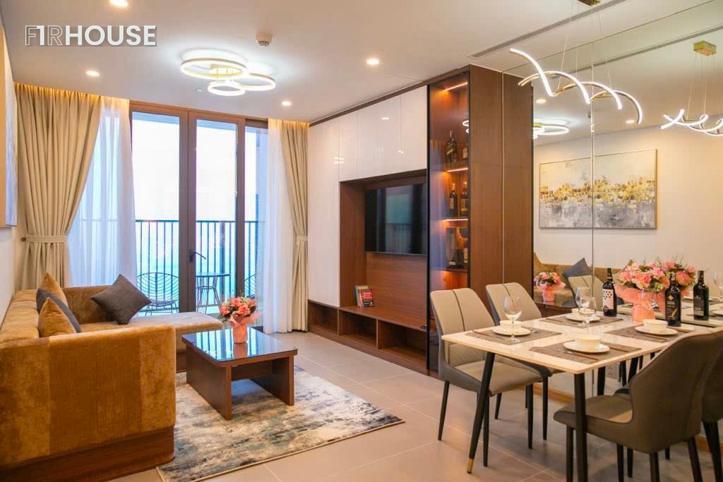 Ban công view trực diện sông Hàn – căn hộ SAM Tower Đà Nẵng đón trọn tầm nhìn vịnh và Sơn Trà