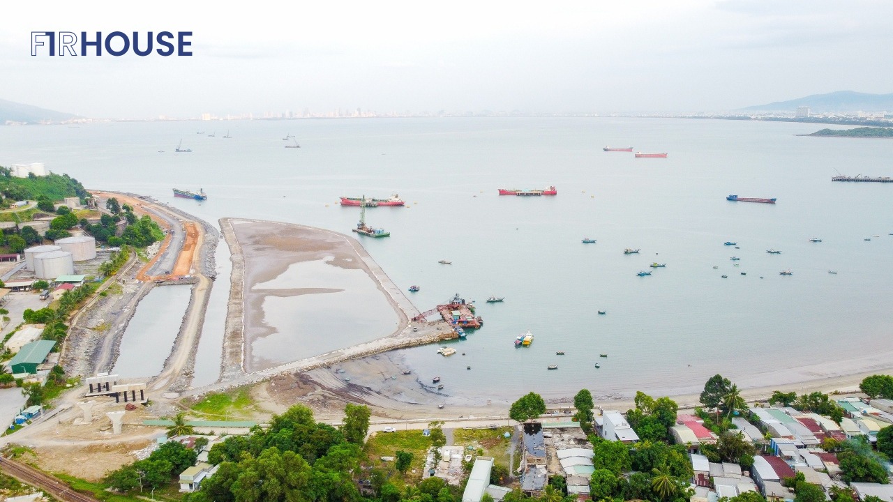 Cảng Liên Chiểu đang thi công – động lực hạ tầng lớn nhất khu vực Tây Bắc Đà Nẵng