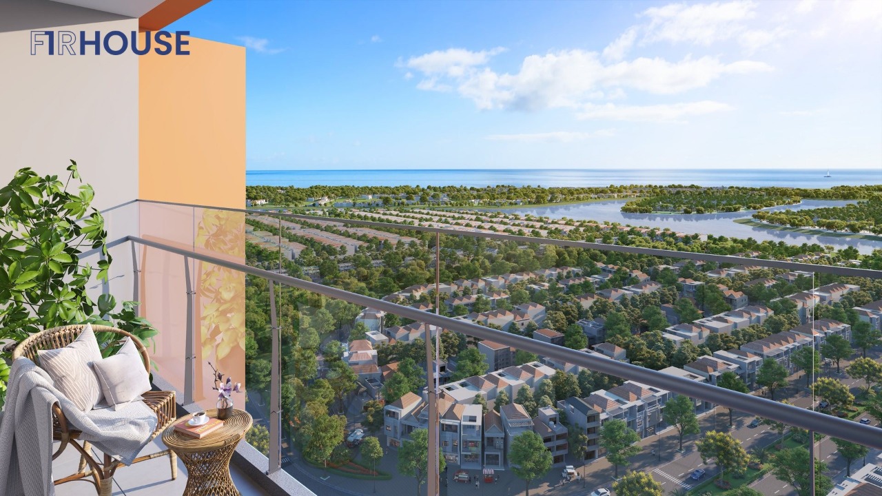 Kiến trúc tháp đôi Cora Tower — dòng căn hộ Sun Group giá hợp lý tại Nam Hòa Xuân.