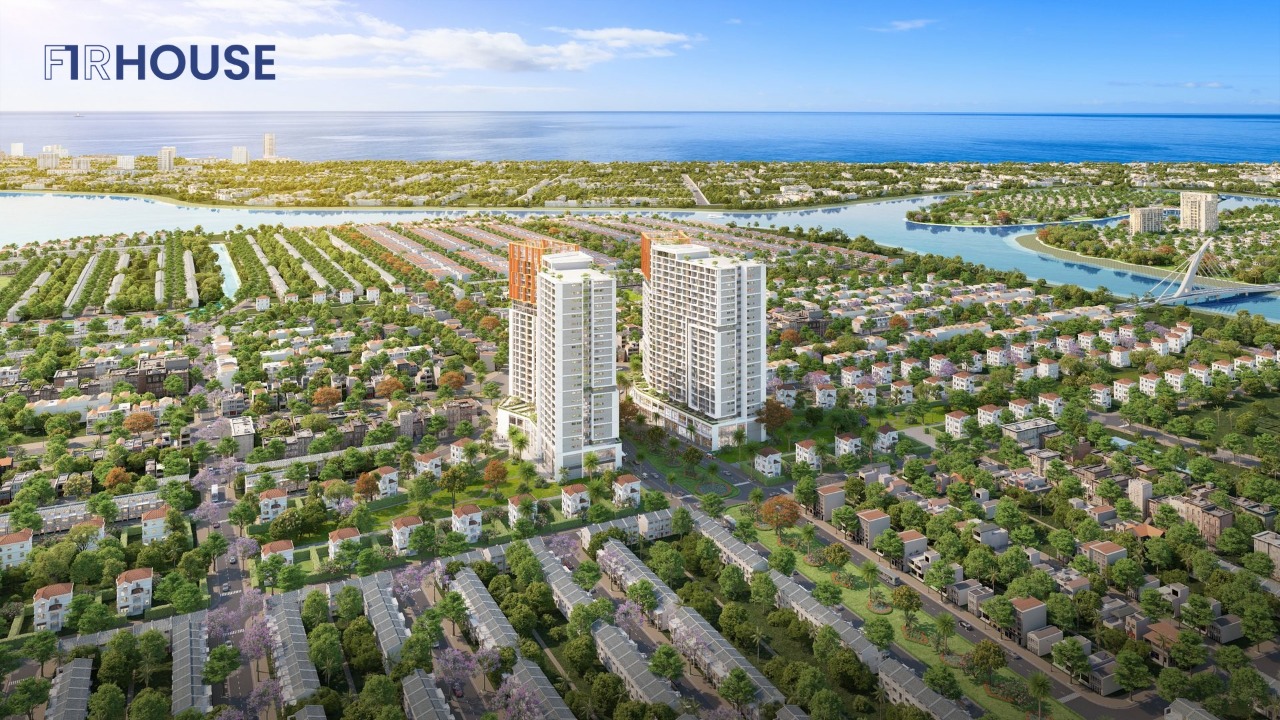 Mặt bằng tổng thể dự án Cora Tower trong khu đô thị Sun Riverpolis.