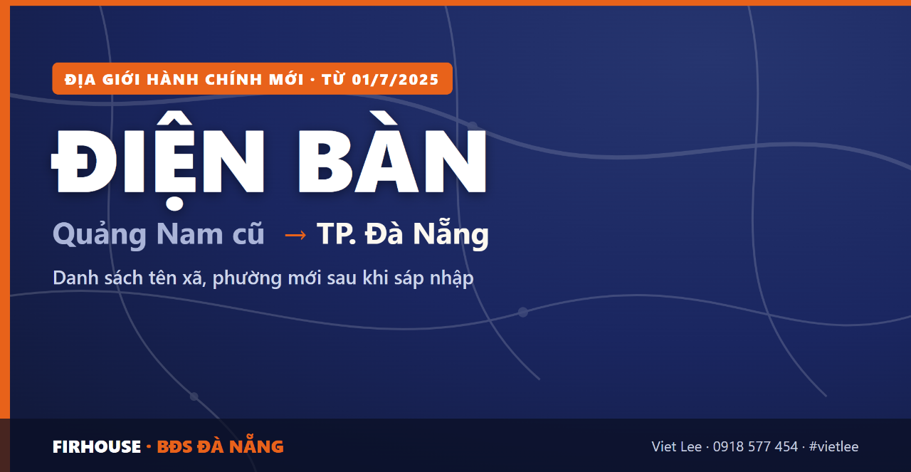 Thị xã Điện Bàn Quảng Nam cũ sáp nhập vào Đà Nẵng