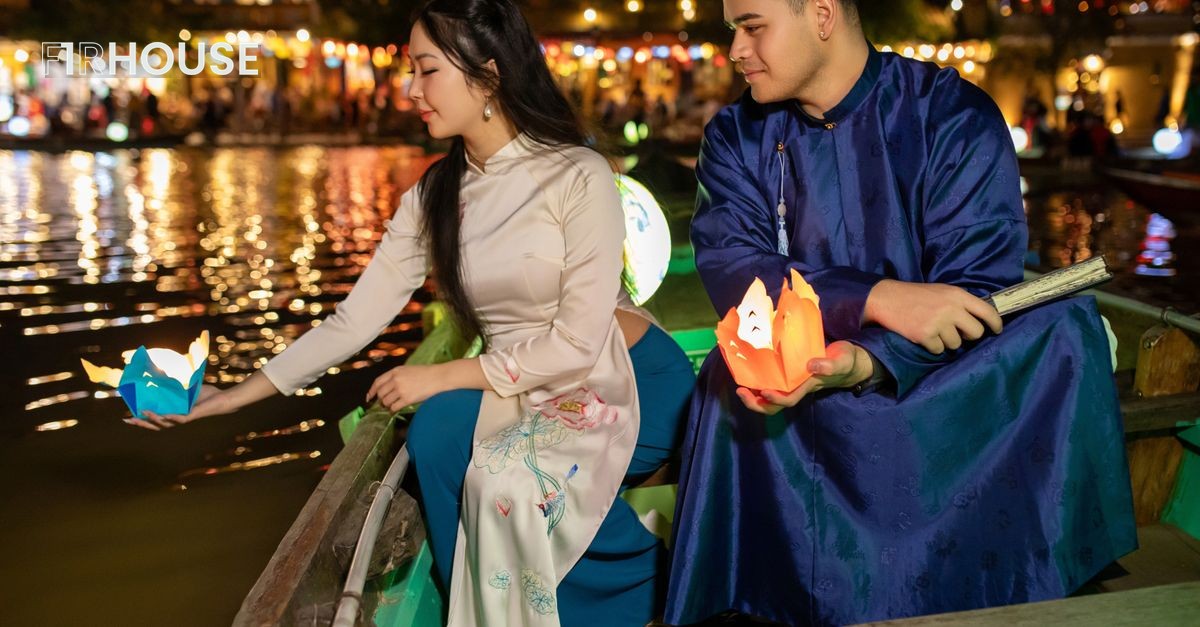 Thả hoa đăng trên sông Hoài, phố cổ Hội An — điểm kết đẹp cho chuyến đi