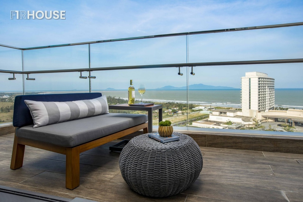 Không gian ven biển và tầm nhìn từ Hoiana Residences