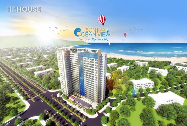 Phối cảnh tòa căn hộ Sơn Trà Ocean View