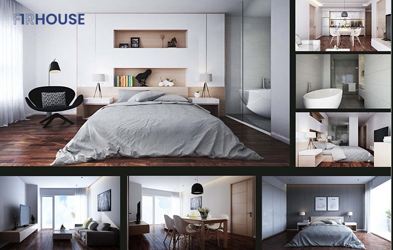 Phòng ngủ căn hộ F.Home (ảnh thực tế)