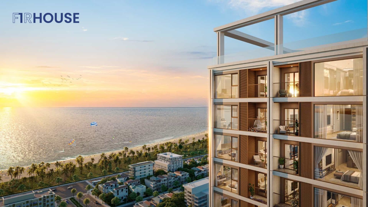 Tầm nhìn biển rộng từ Sun Costa Residence — lợi thế thu hút khách thuê du lịch.