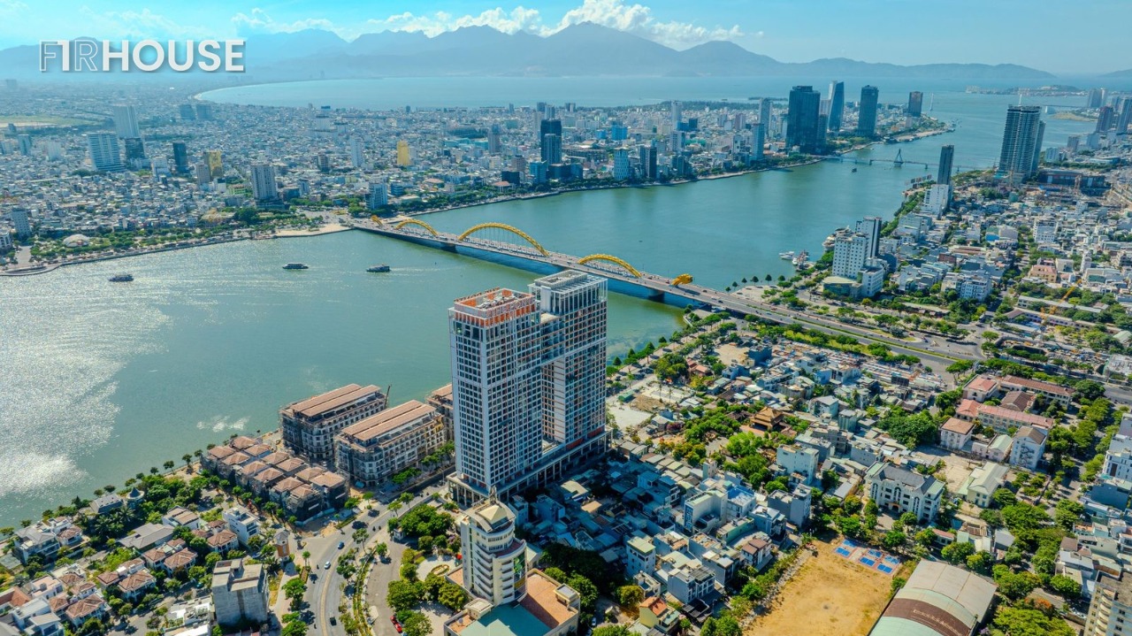 Hình ảnh thực tế dự án Sun Ponte Residence Đà Nẵng ven sông Hàn