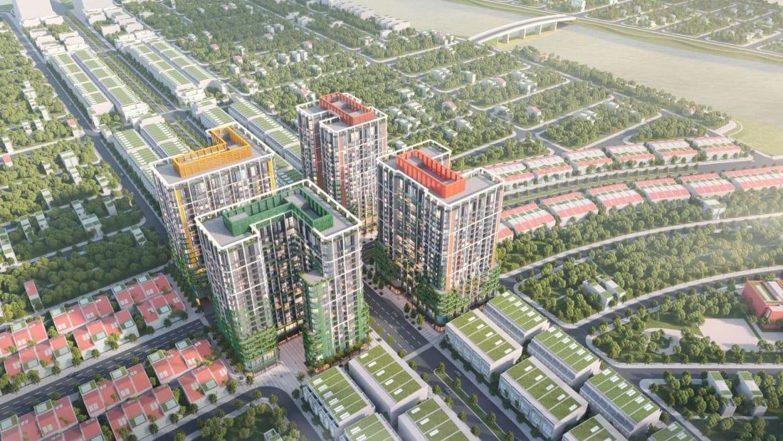 Phối cảnh FourS Tower Đà Nẵng khu đô thị Sun Riverpolis