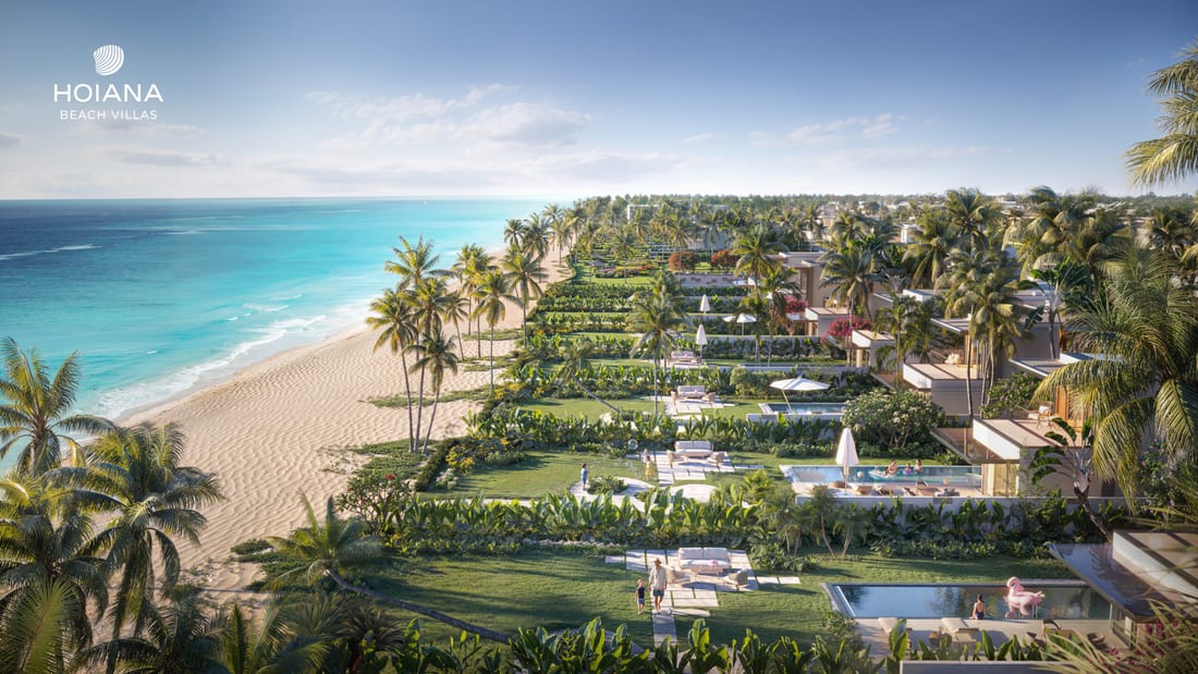 Phối cảnh Hoiana Beach Villas biệt thự biển Nam Hội An