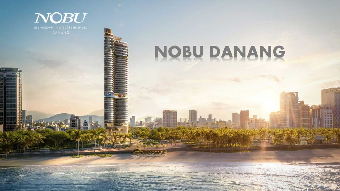 Phối cảnh Nobu Residences Đà Nẵng mặt tiền biển Mỹ Khê