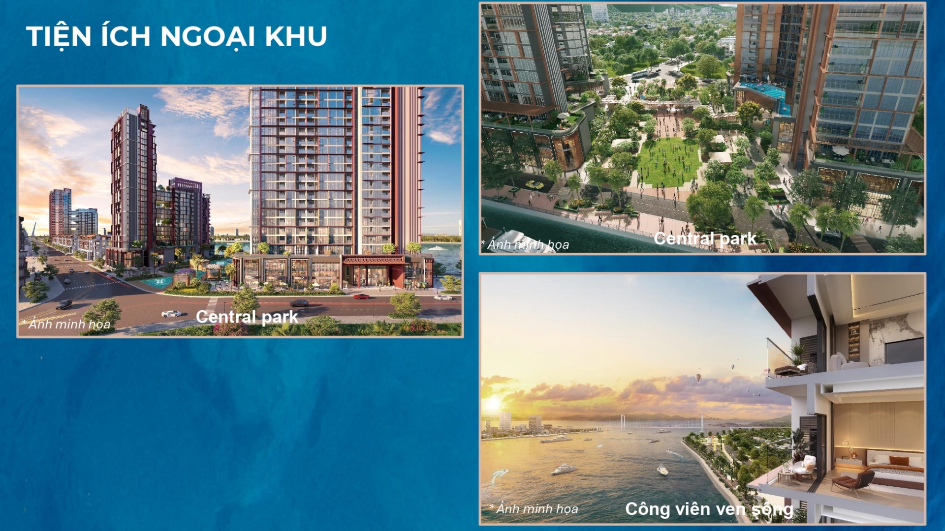 Tiện ích ngoại khu tổ hợp Sun Symphony Residence Đà Nẵng