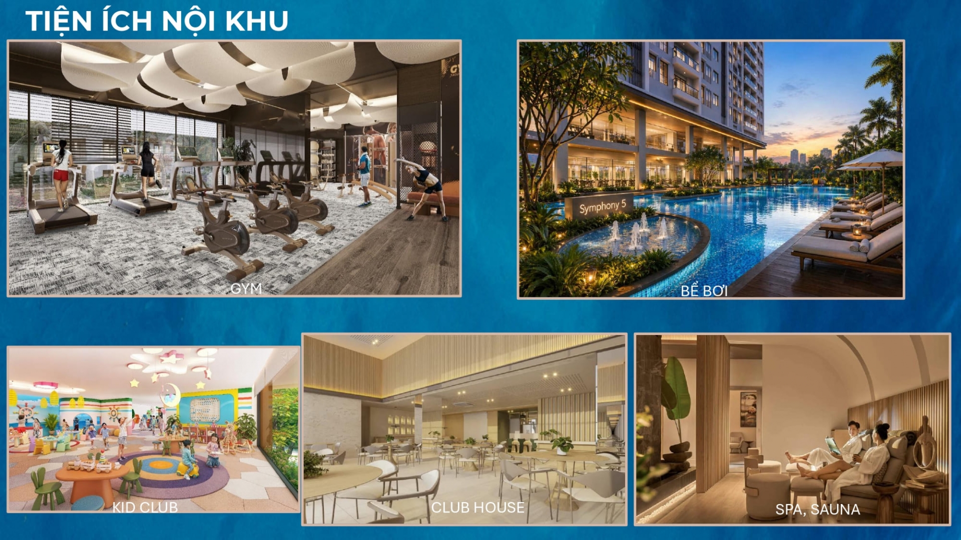 Tiện ích nội khu Sun Symphony 5 Sun Group Đà Nẵng