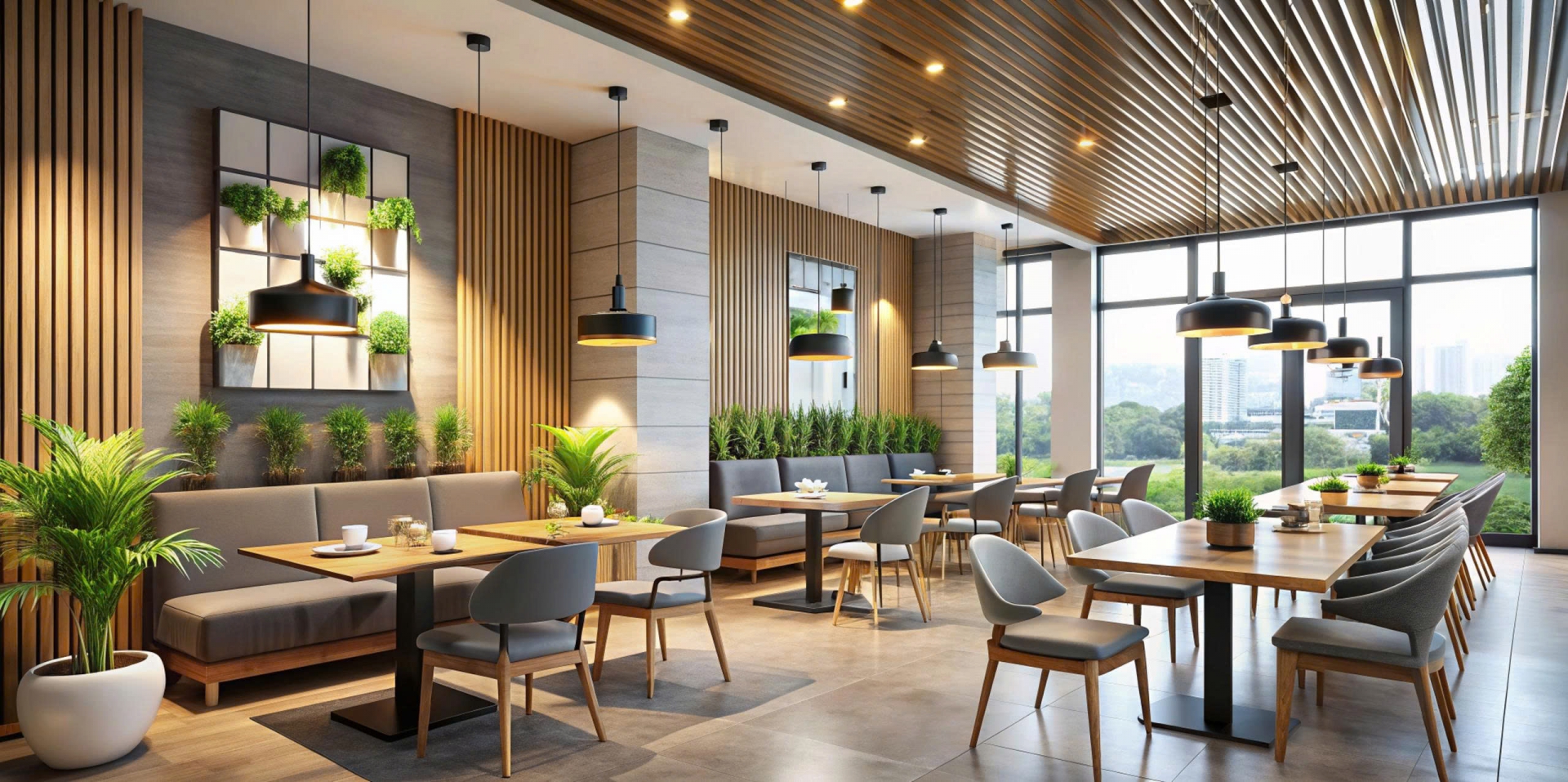 Nhà hàng tiện ích khu đô thị Casamia Blanca